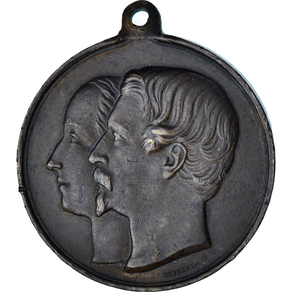 Francja, medal, Mariage de Napoléon III et Eugénie à Notre Dame, Historia