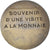 France, Medal, Souvenir d'une visite à la Monnaie, Paris, 1960, MS(63), Bronze