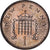 Moneda, Gran Bretaña, Elizabeth II, New Penny, 1980, SC, Bronce
