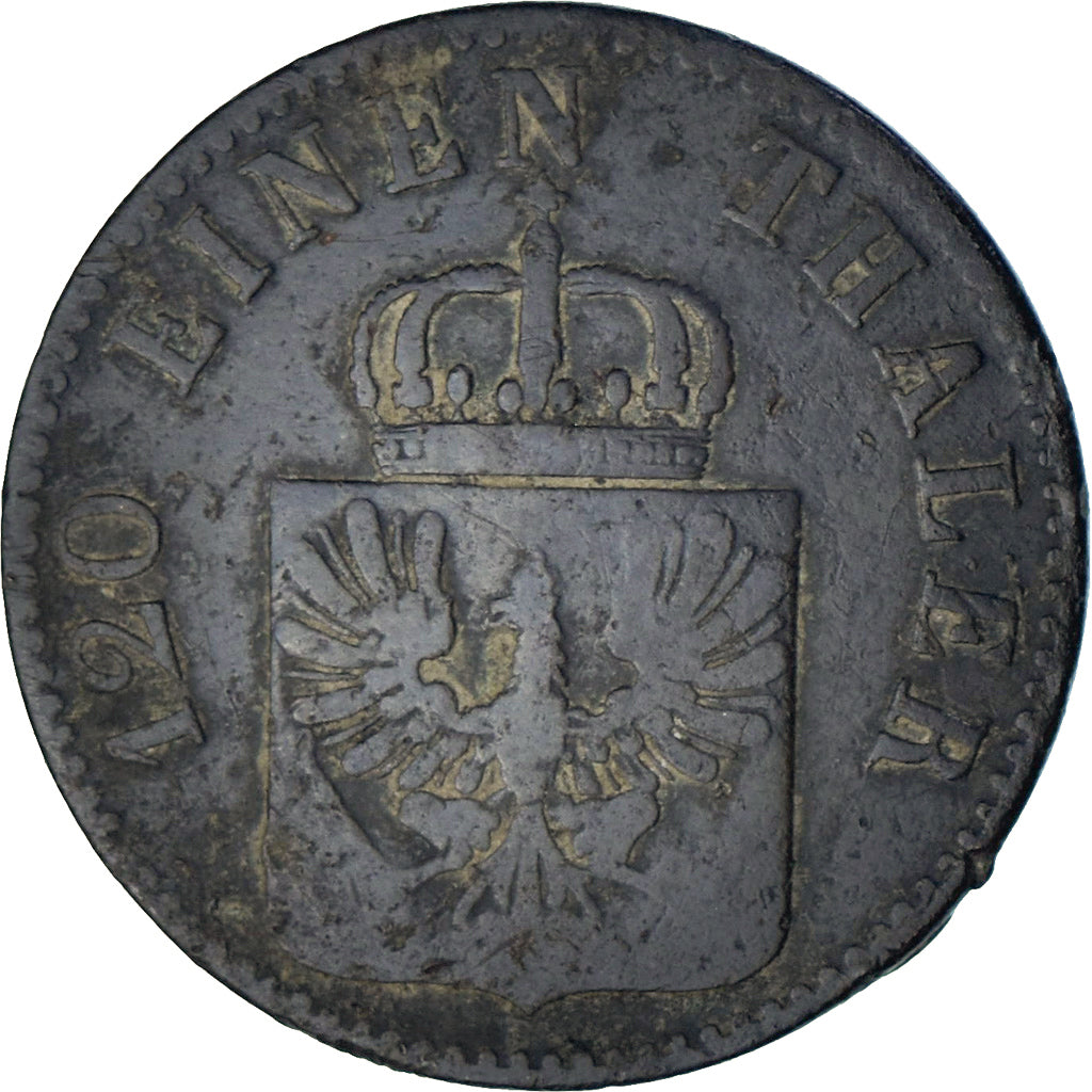 Münze, Deutsch Staaten, Berlin, 3 Pfenninge, 1847, S, Kupfer
