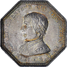 France, Jeton, Jean Rouvet, Commerce du bois flotte, Paris, 1813, Droz, SUP