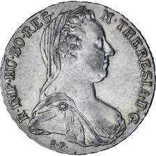 Coin, Austria, Maria Theresa, Thaler, 1780, Vienna, Restrike, AU(50-53), Silver