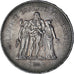 Coin, France, Hercule, 50 Francs, 1977, Paris, MS(60-62), Silver, KM:941.1