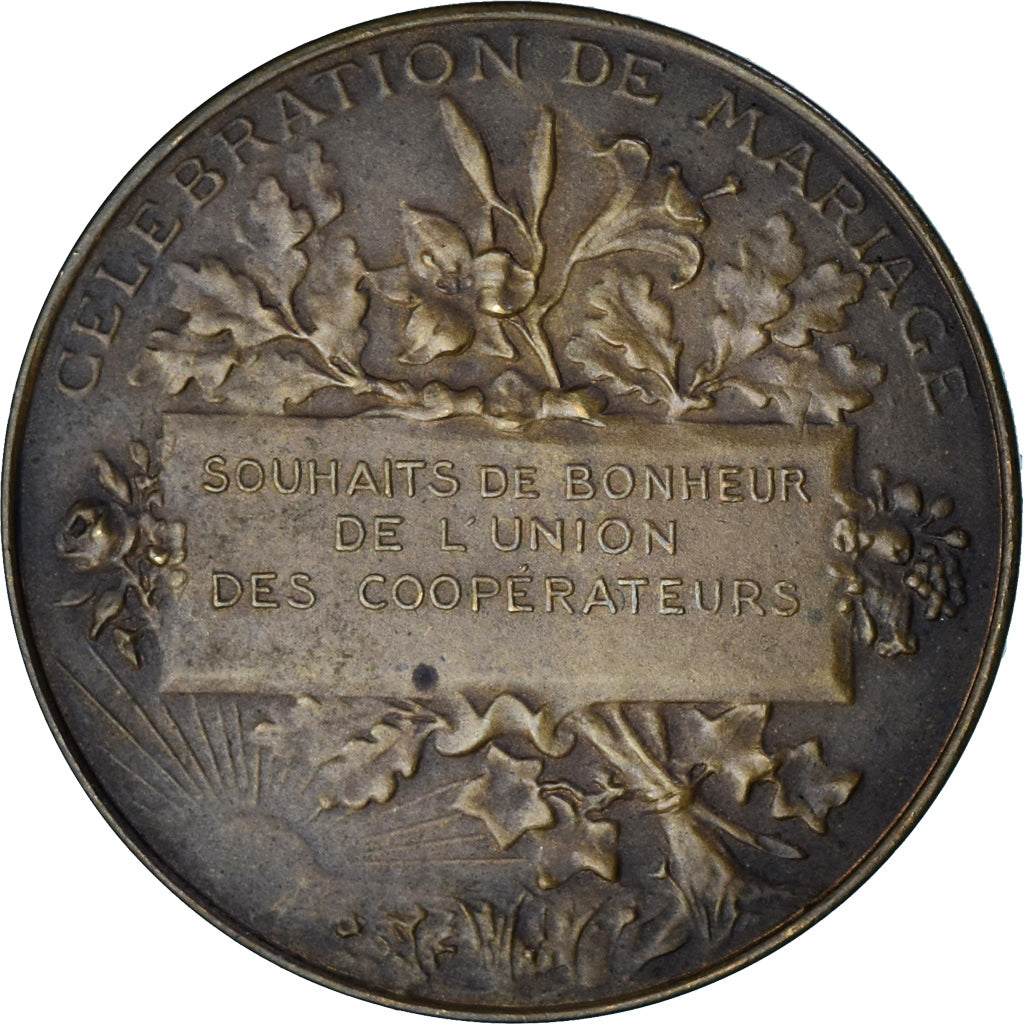 France, Token, Mariage, Union des Coopérateurs, AU(55-58), Bronze