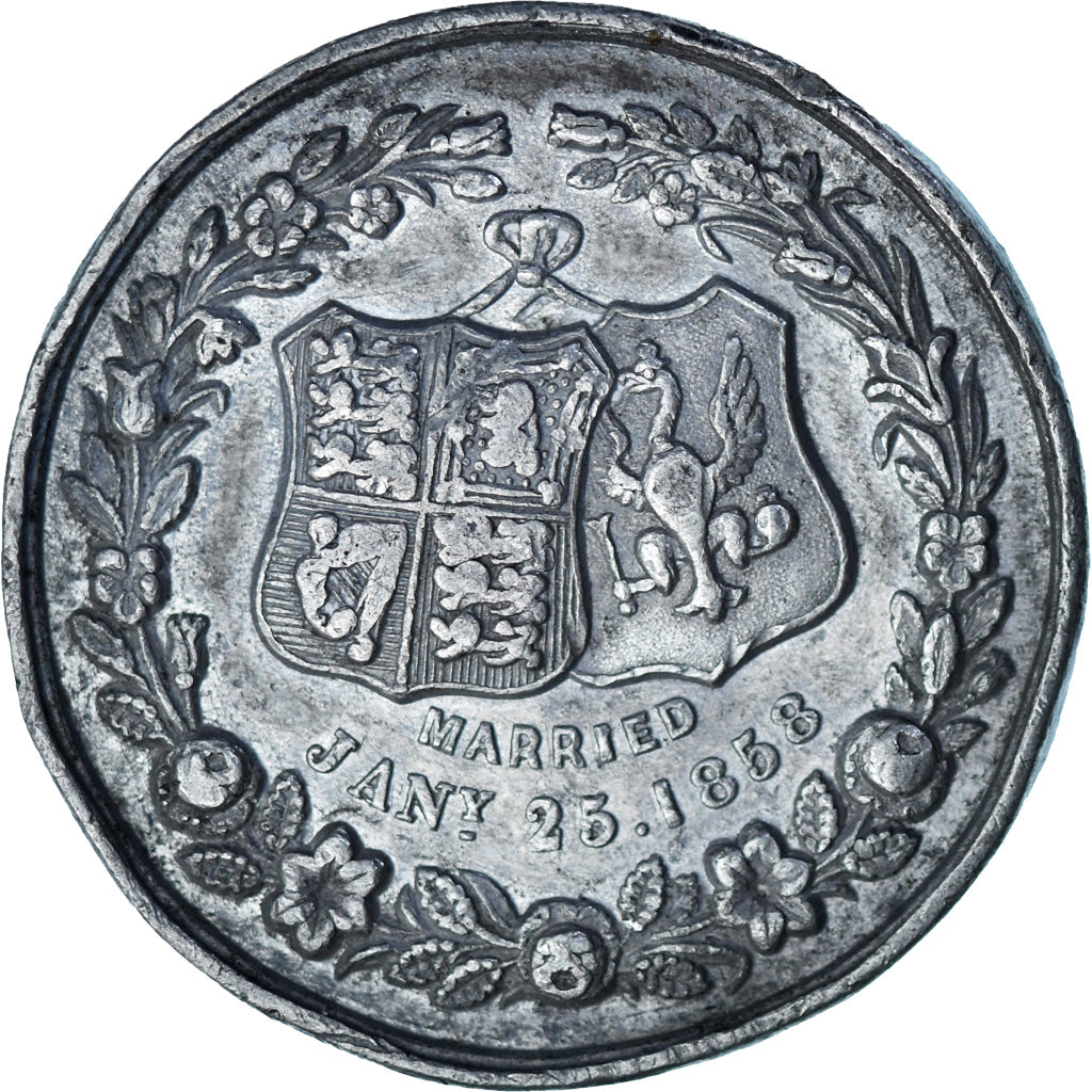 Germania, medaglia, Hanover. Princess Victoria and Prince Friedrich Wilhelm von