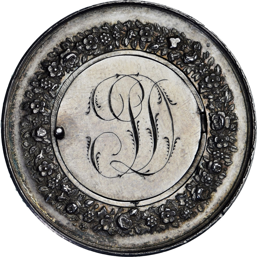 France, Medal, Noces, Mariage, Religion, 1871, Montagny, MS(60-62), Silver