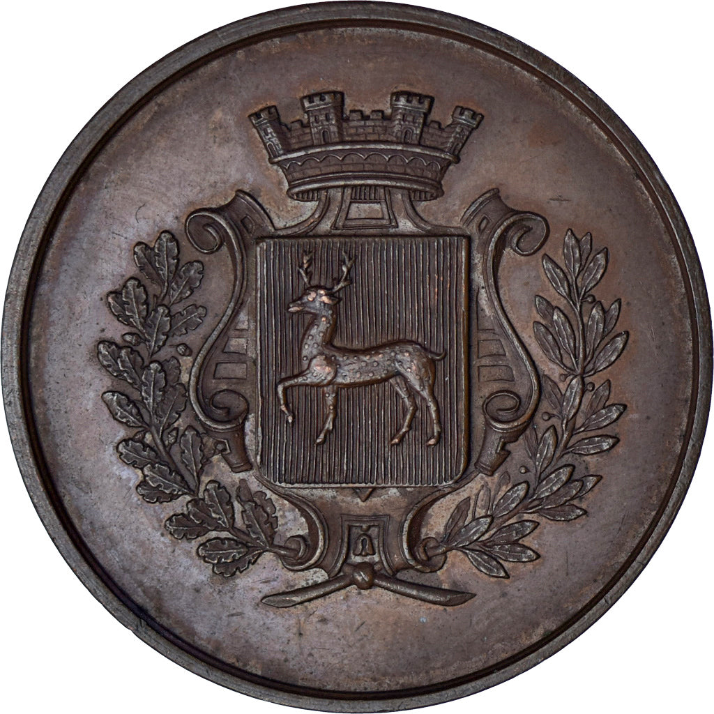 France, Medal, Concours Agricole de Cormeilles, Agriculture, 1883, AU(50-53)