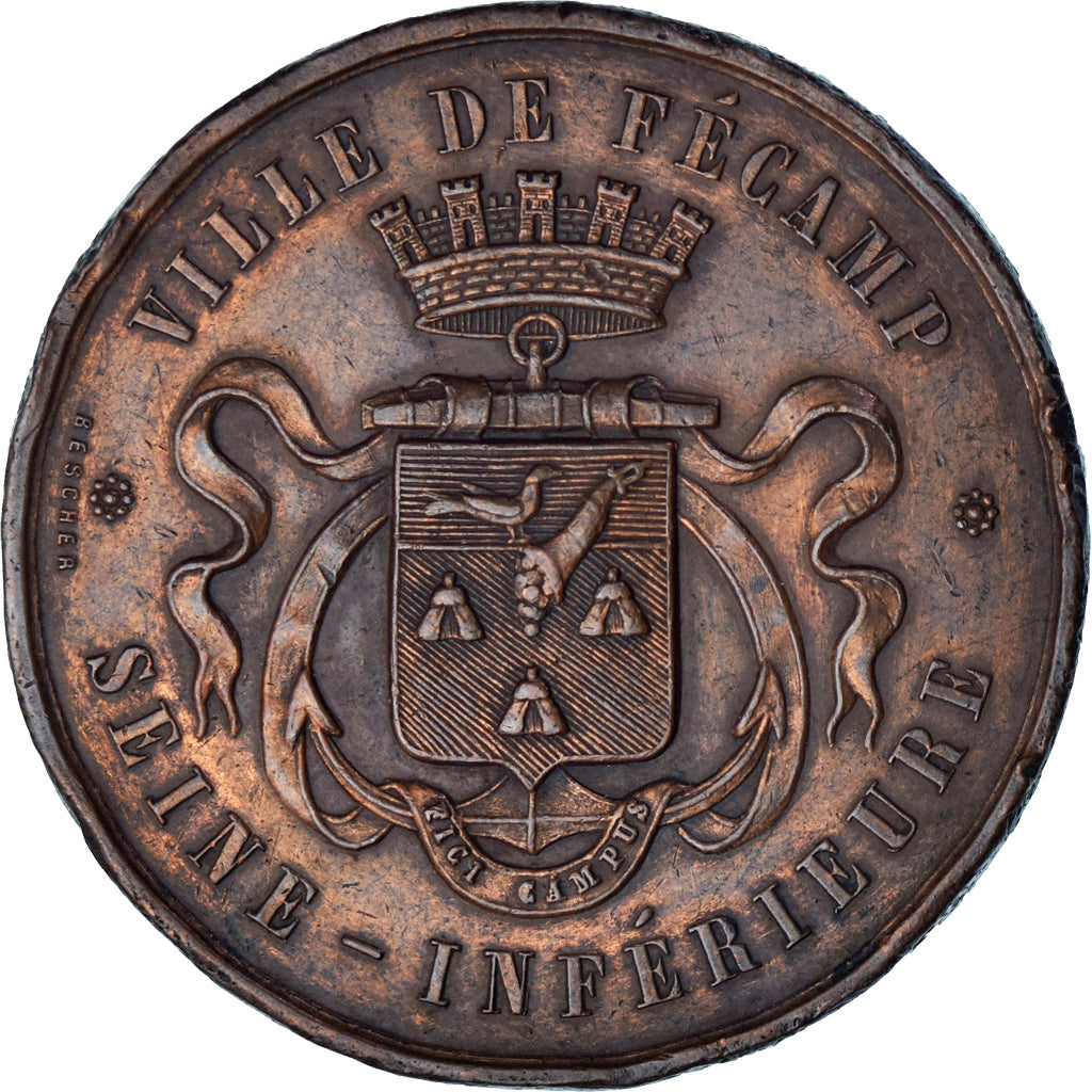 France, Médaille, Premier Centenaire de la Révolution Française, Fécamp