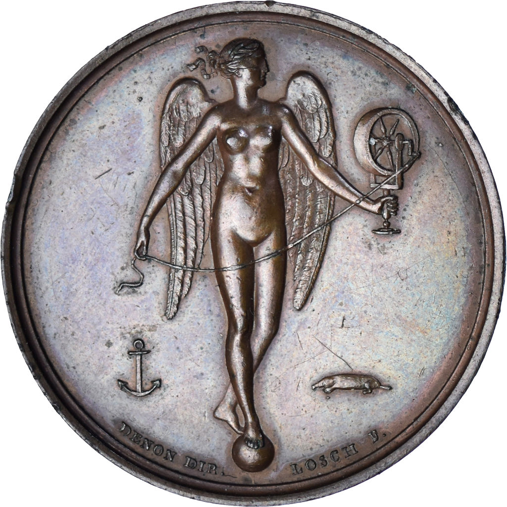 França, medalha, Napoléon Ier, Heur et Malheur, Gayrard, MS(60-62), Bronze