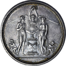France, Medal, Noces, Mariage, Religion, 1813, Andrieu, MS(60-62), Silver