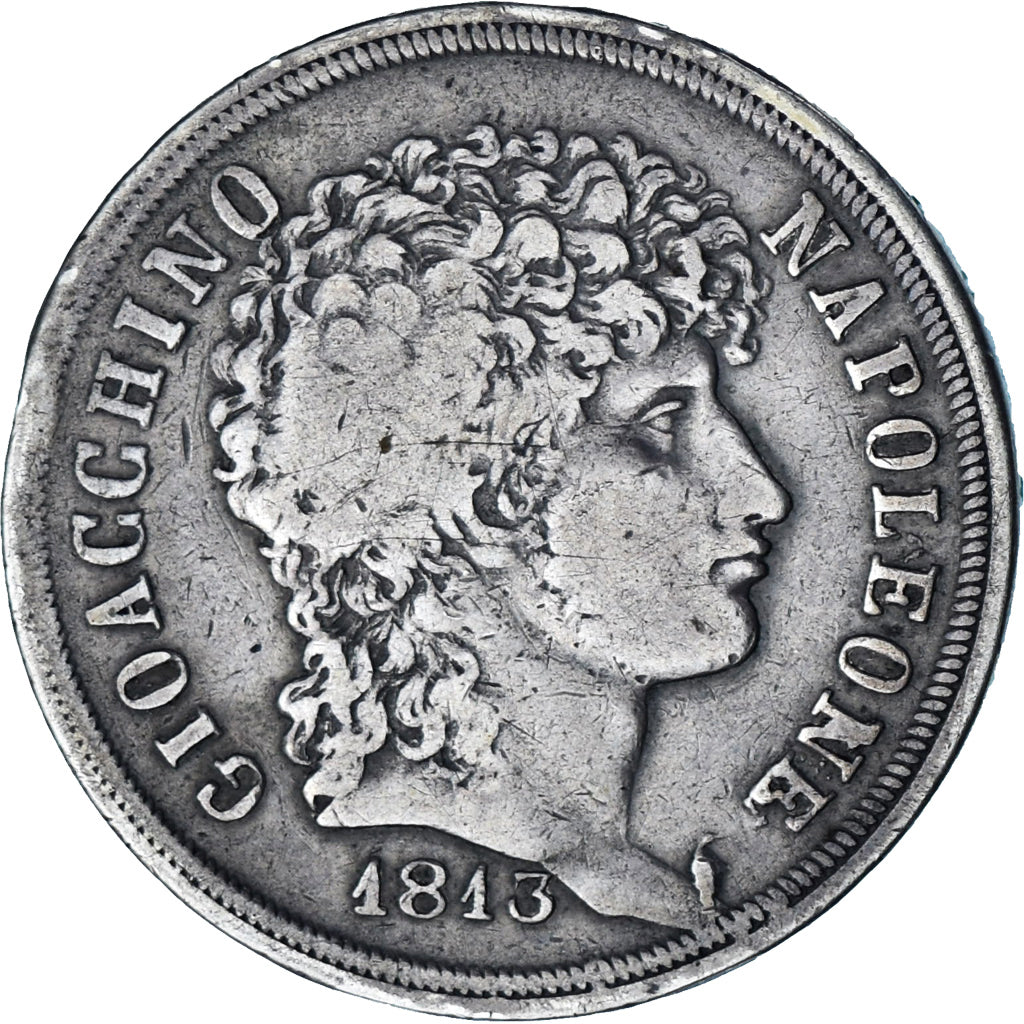 Coin, ITALIAN STATES, NAPLES, Joachim Murat, 2 Lire, 1813, Naples, VF(30-35)