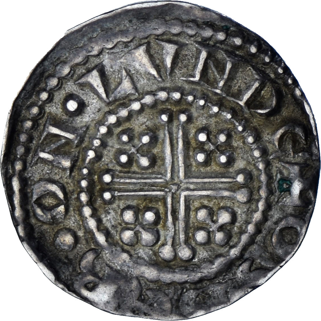 Coin, Great Britain, Henry II, Penny, Osbern, London, AU(50-53), Silver