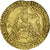 France, Jean II le Bon, Franc à cheval, 1350-1364, Or, TTB, Duplessy:294