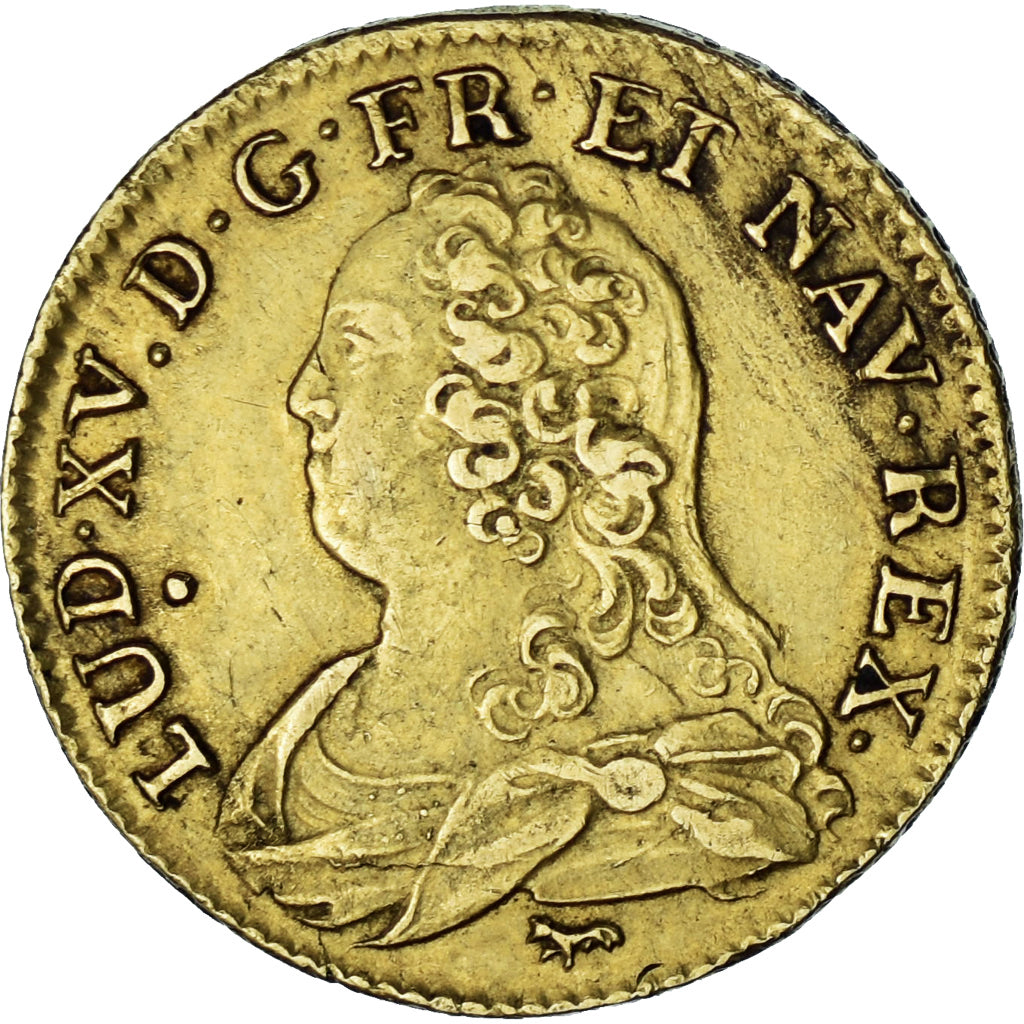 Coin, France, Louis XV, Louis d'or aux lunettes, Louis d'Or, 1730, Paris
