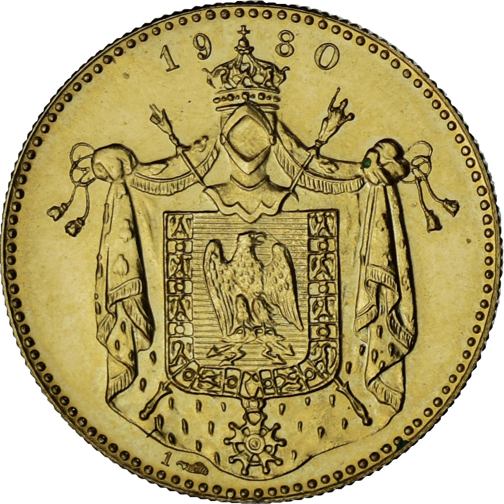France, Medal, Napoléon Ier, History, 1980, MS(65-70), Gold