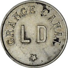 token, Switzerland, Grange Canal, Genève, Token, AU(50-53), Copper-nickel