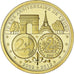 France, Médaille, 10ème Anniversaire de l'Euro, History, 2012, FDC, Or