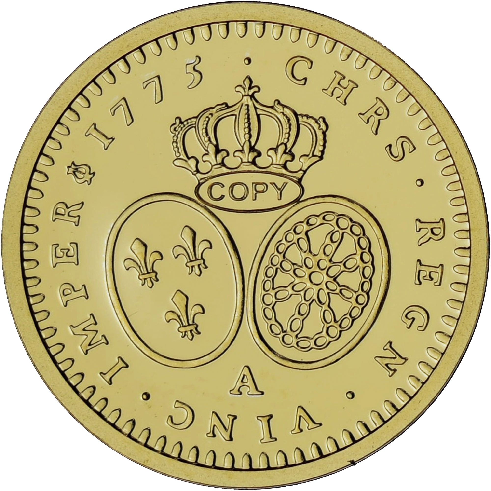 France, Medal, Louis XVI, Reproduction, Louis d'Or aux Lunettes, Gold, MS(65-70)