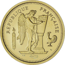 France, Medal, Réplique Essai 50 Francs Génie, Gold, MS(65-70)