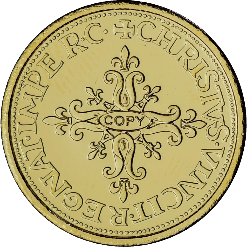 França, medalha, Reproduction, Ecu d'or, Henri III, História, MS(65-70)