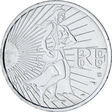France, 10 Euro, 2009, Semeuse, MS(65-70), Silver