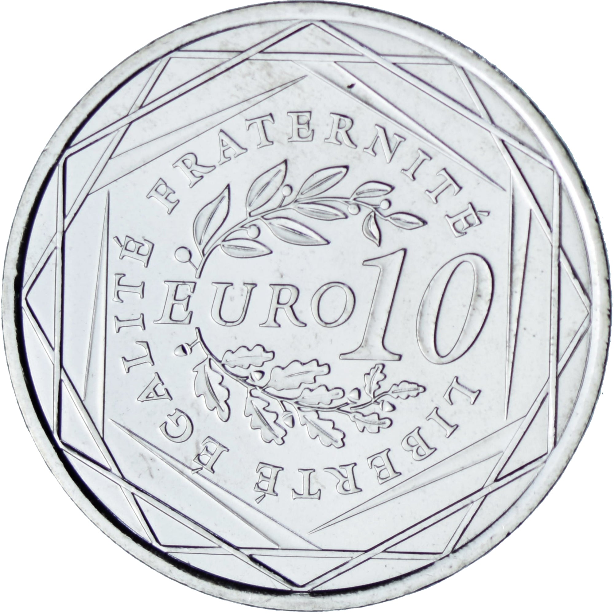 France, 10 Euro, 2009, Semeuse, MS(65-70), Silver