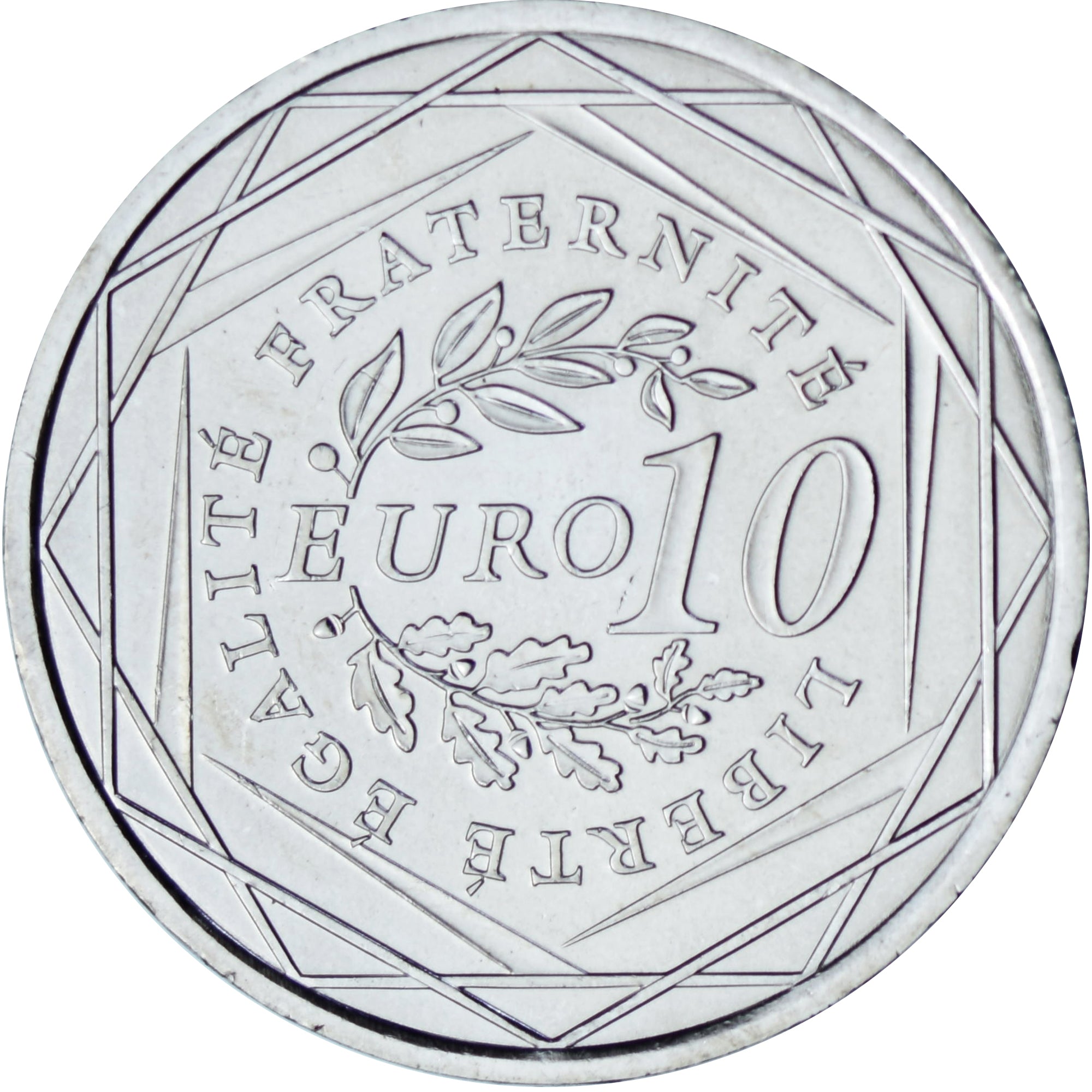France, 10 Euro, 2009, Semeuse, MS(65-70), Silver