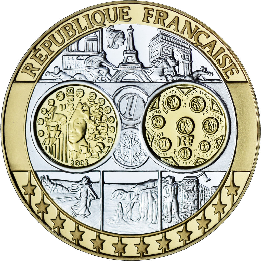 Frankreich, Medaille, Europe, République Française, Politics, Society, War