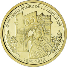 France, Medal, 65ème Anniversaire de la Libération, Gold, MS(65-70)