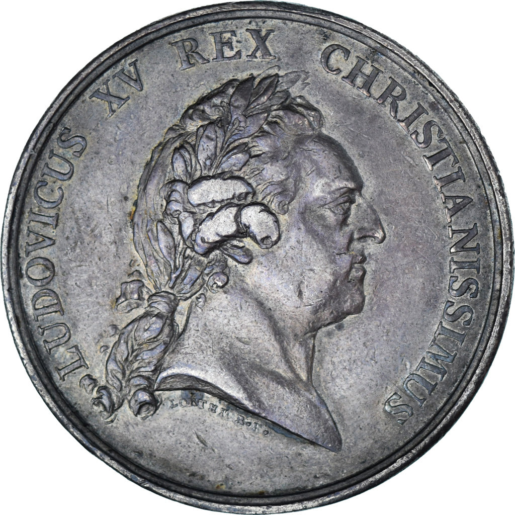 Francia, medalla, Louis XV, Mariage du Dauphin Louis & Marie-Antoinette