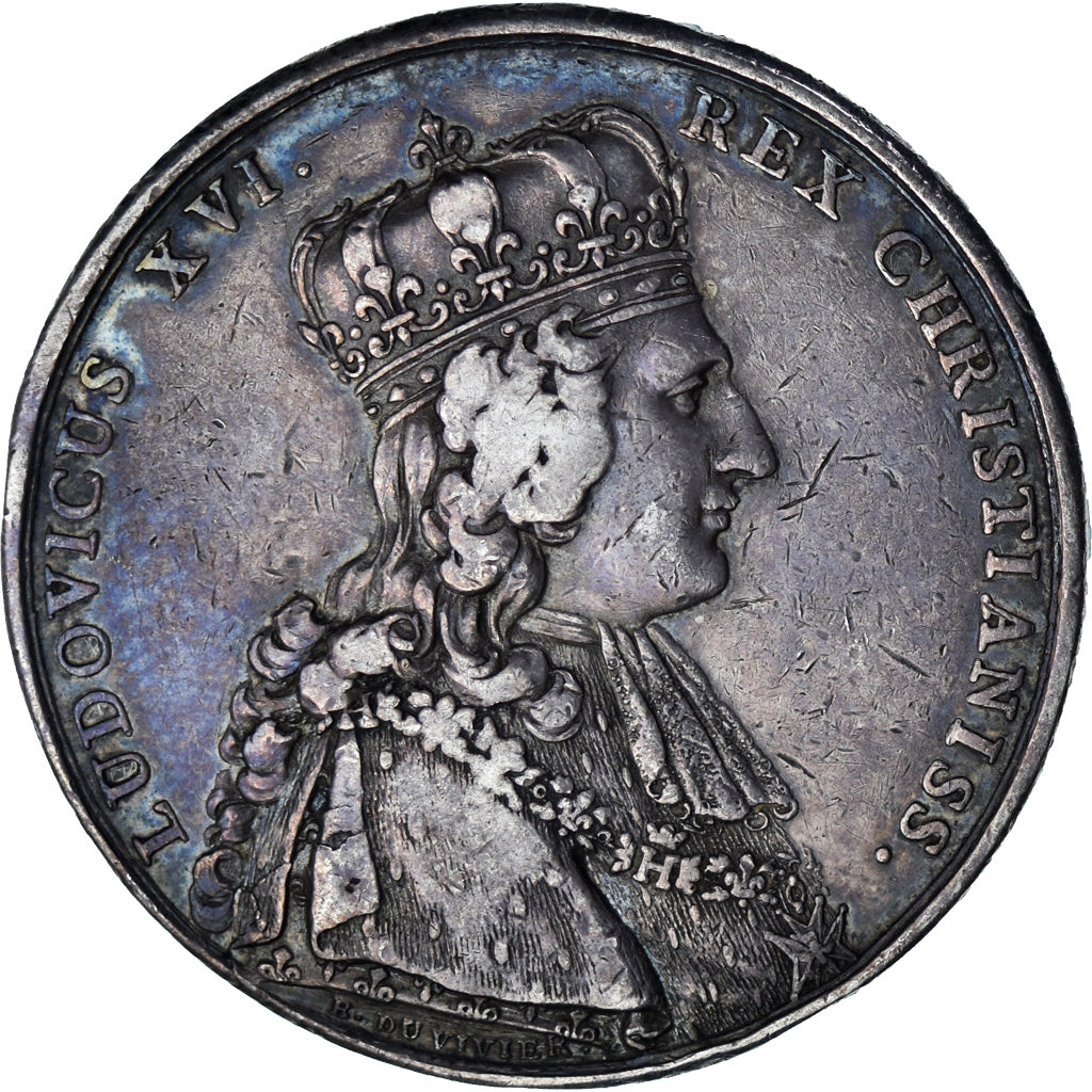 França, medalha, Monarquia, sacre de Louis XVI à Reims, História, 1775