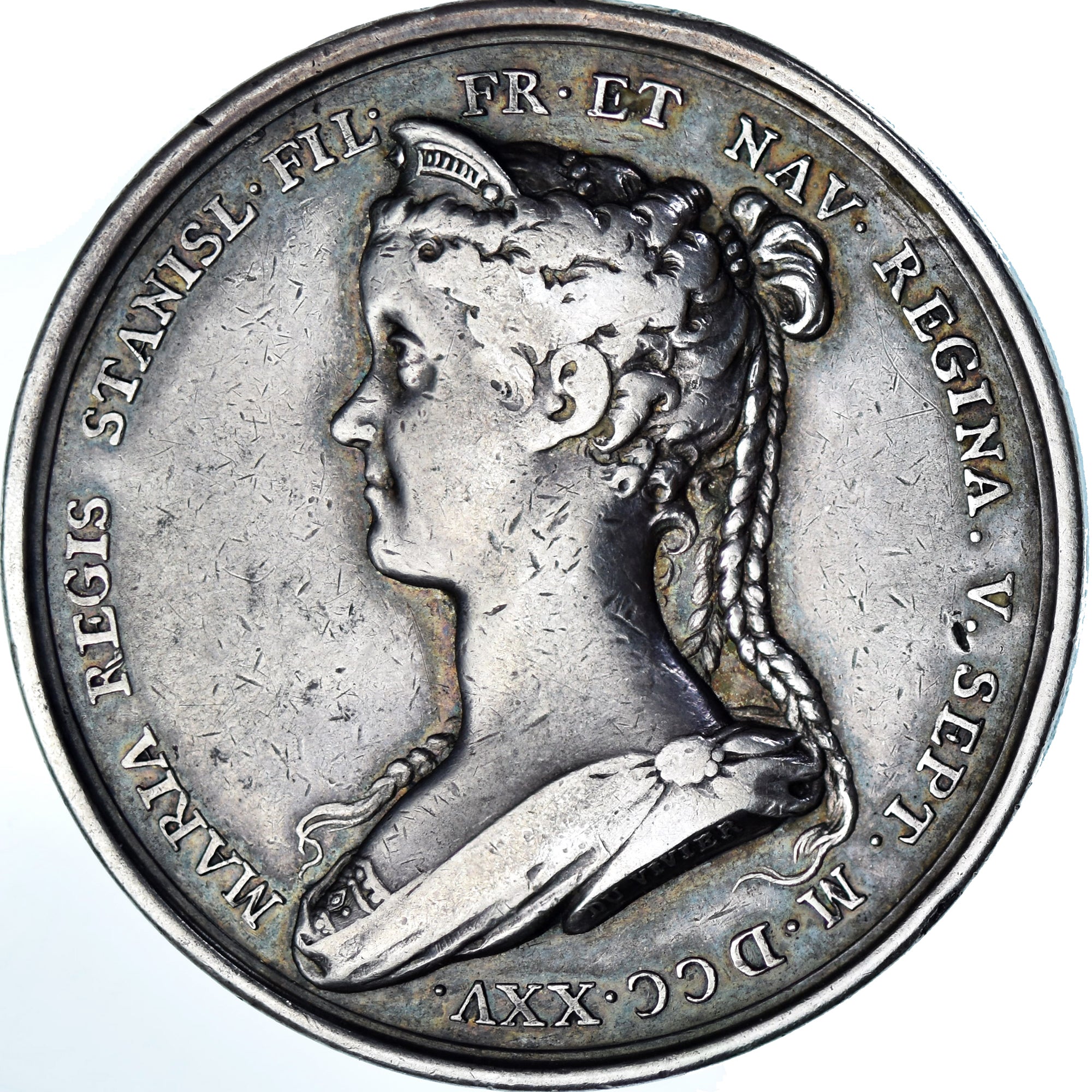 Francia, medaglia, Royal, Mariage de Louis XV et Marie Leszczynska, History