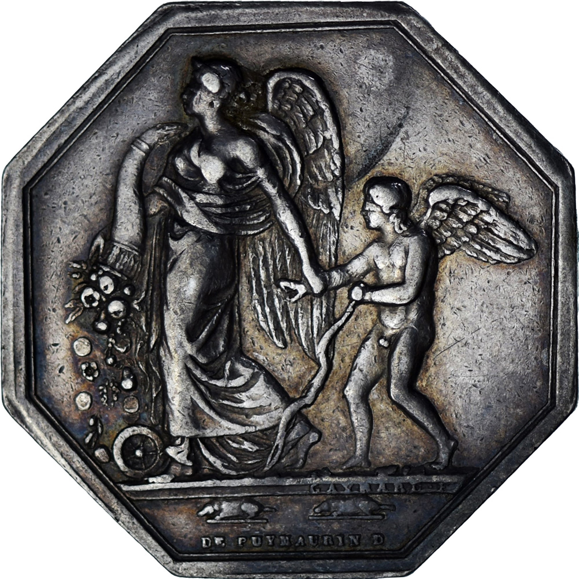 France, Médaille, Napoléon Ier, Heur et Malheur, Game Token, De Puymaurin