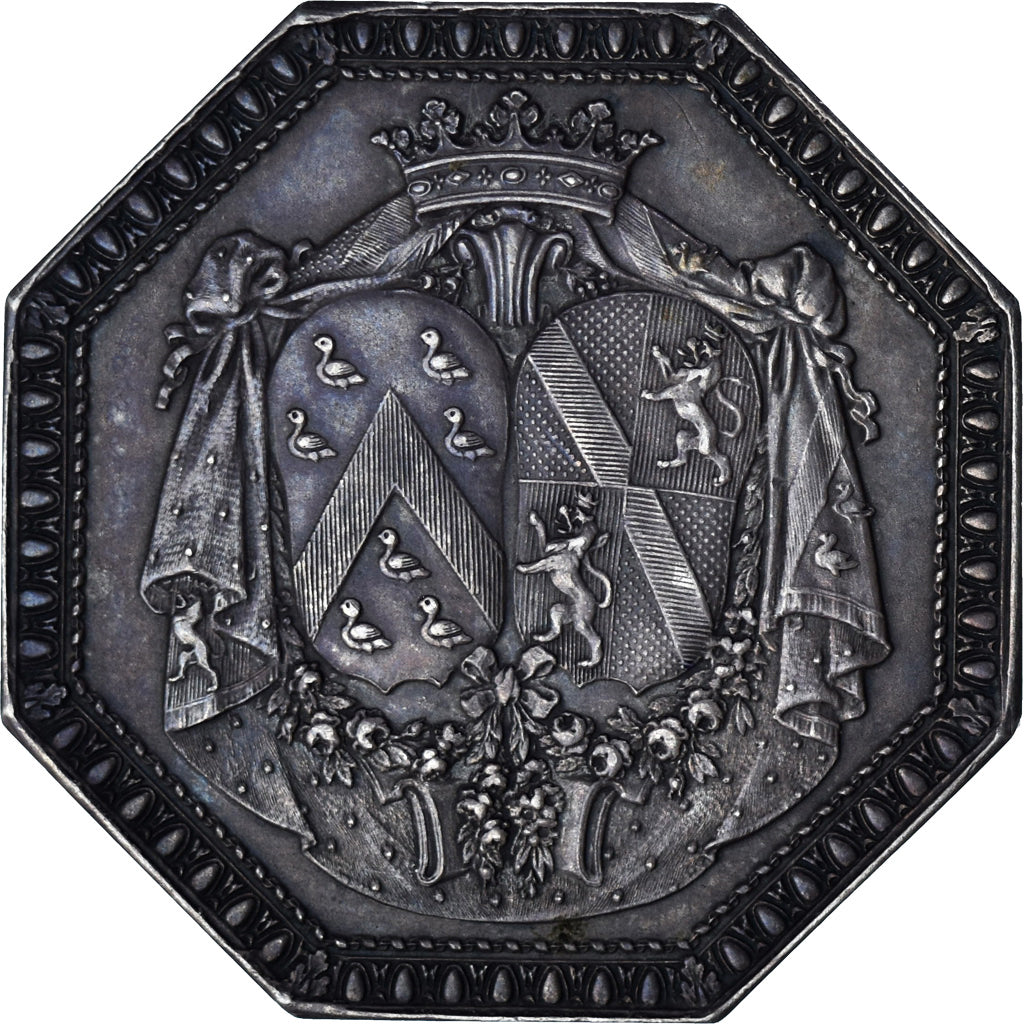 France, Token, Médaille de naissance, Lorthior, AU(55-58), Silver
