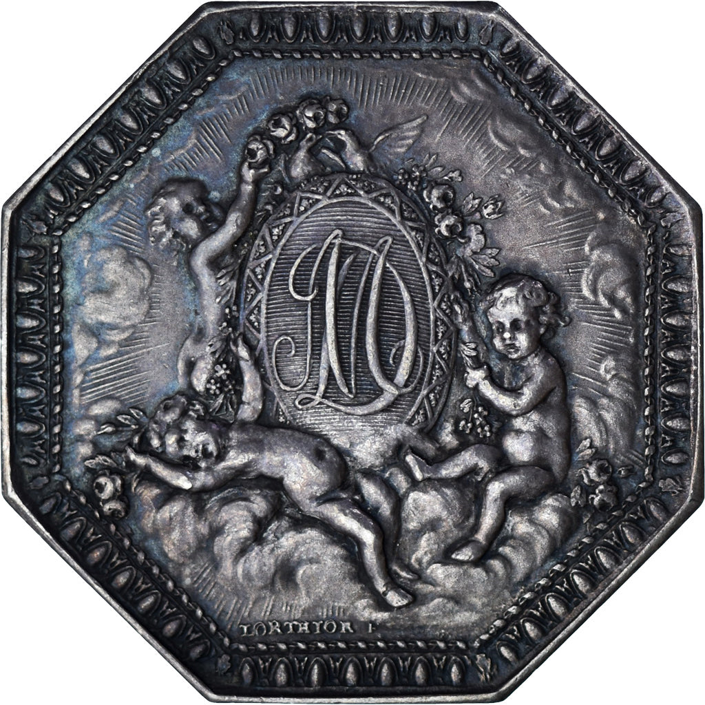 France, Token, Médaille de naissance, Lorthior, AU(55-58), Silver
