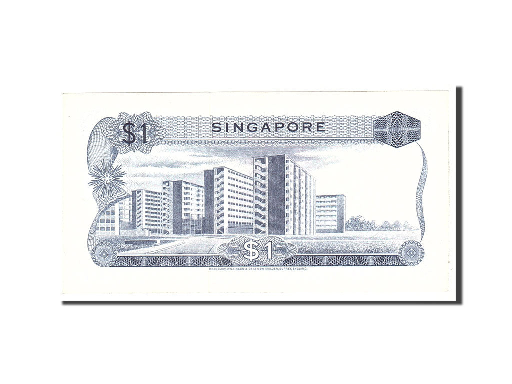 Banknote, Singapore, 1 Dollar, 1967, Undated, KM:1a, UNC(65-70)