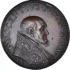Vatican, Medal, Innocent X, Reconstruction de la Basilique Saint-Jean-de-Latran