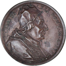 Vatican, Médaille, Clément XII, (1733), Hamerani, Refrappe XIXème, SUP