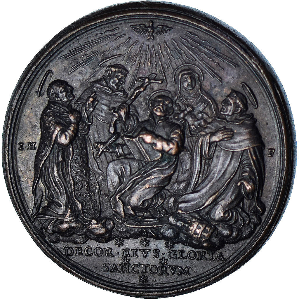 Vatican, Medal, Le Pape Clément X (1670-1676), Hamerani, Refrappe XIXème
