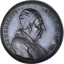Vatican, Medal, Benoit XIII, Hamerani, Refrappe XIXème, MS(60-62), Bronze