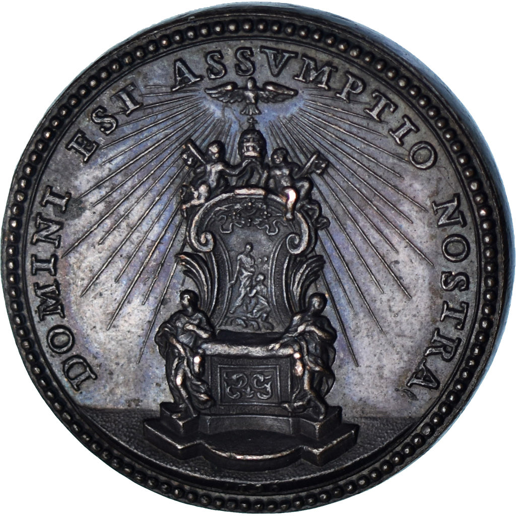 Watykan, medal, Alexandre VIII, (1690), Hamerani, Refrappe XIXème, MS(63)