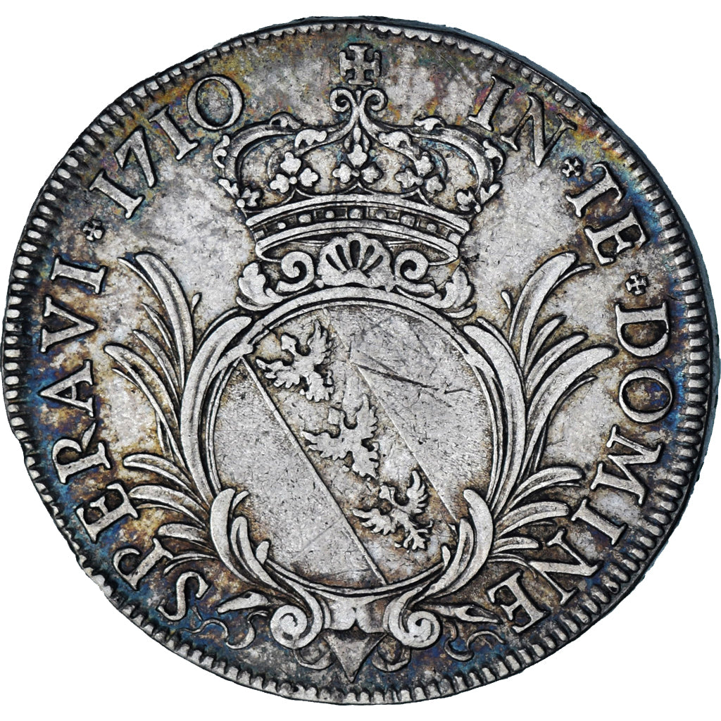 France, duché de Lorraine, Leopold I, Thaler, 1710, Nancy, Silver, EF(40-45)