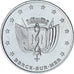 Frankrijk, Token, 20 Euro Berck-sur-mer, 1998, Euro des villes, FDC, Zilver