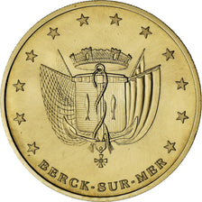 Francja, Token, 450 Euro Berck-sur-mer, 1998, Euro des villes, MS(65-70), Złoto