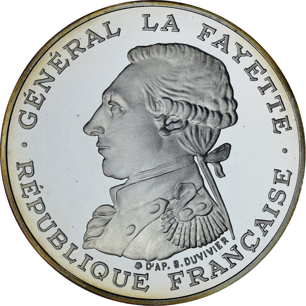 Munten, Frankrijk, 100 Francs, 1987, BE, FDC, Zilver, KM:962a, Gadoury:902