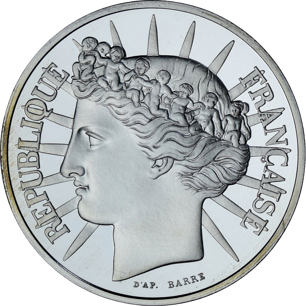 Monnaie, France, 100 Francs, 1988, Monnaie de Paris, BE, FDC, Argent