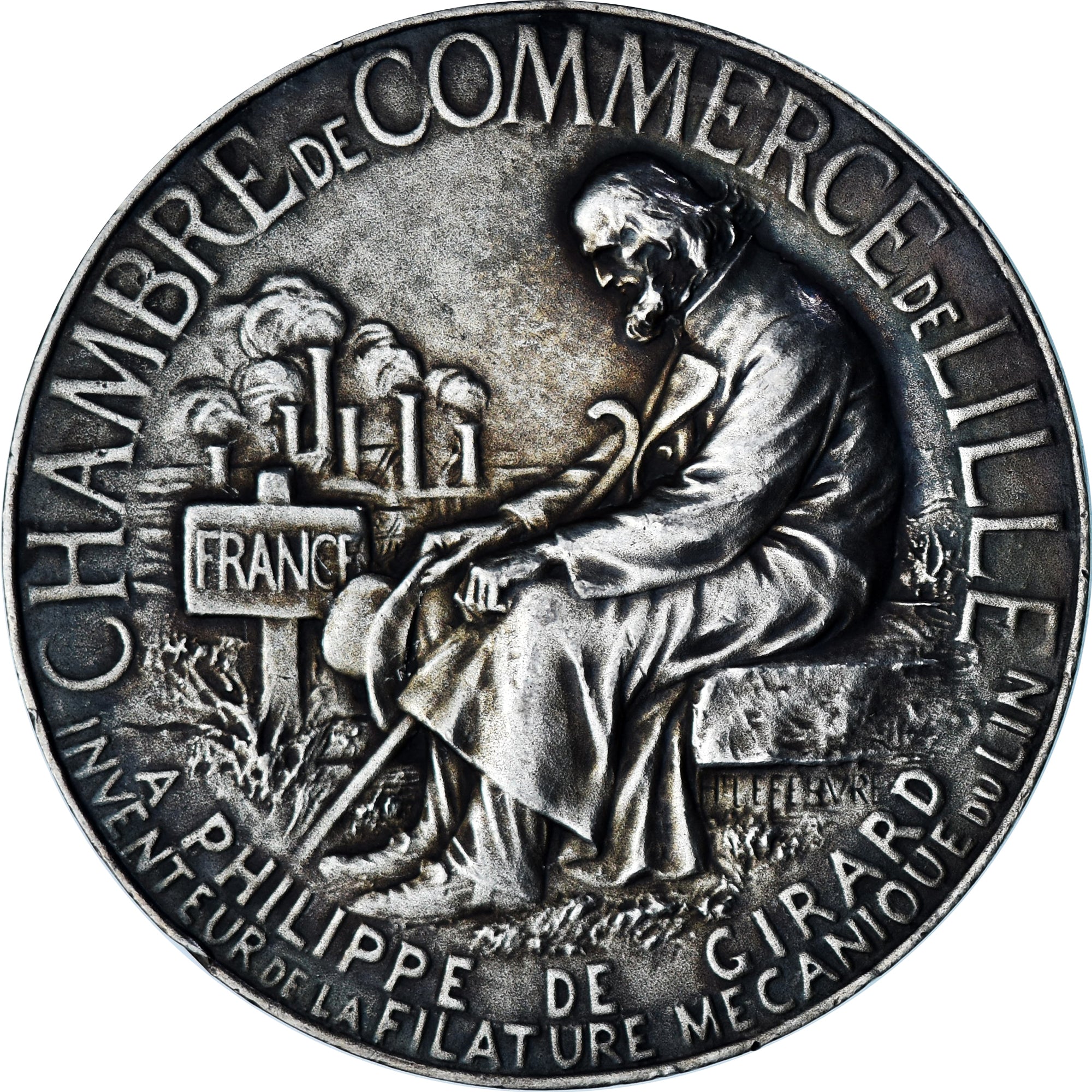 France, Médaille, Chambre de Commerce de Lille, Business & industry, Lefebvre