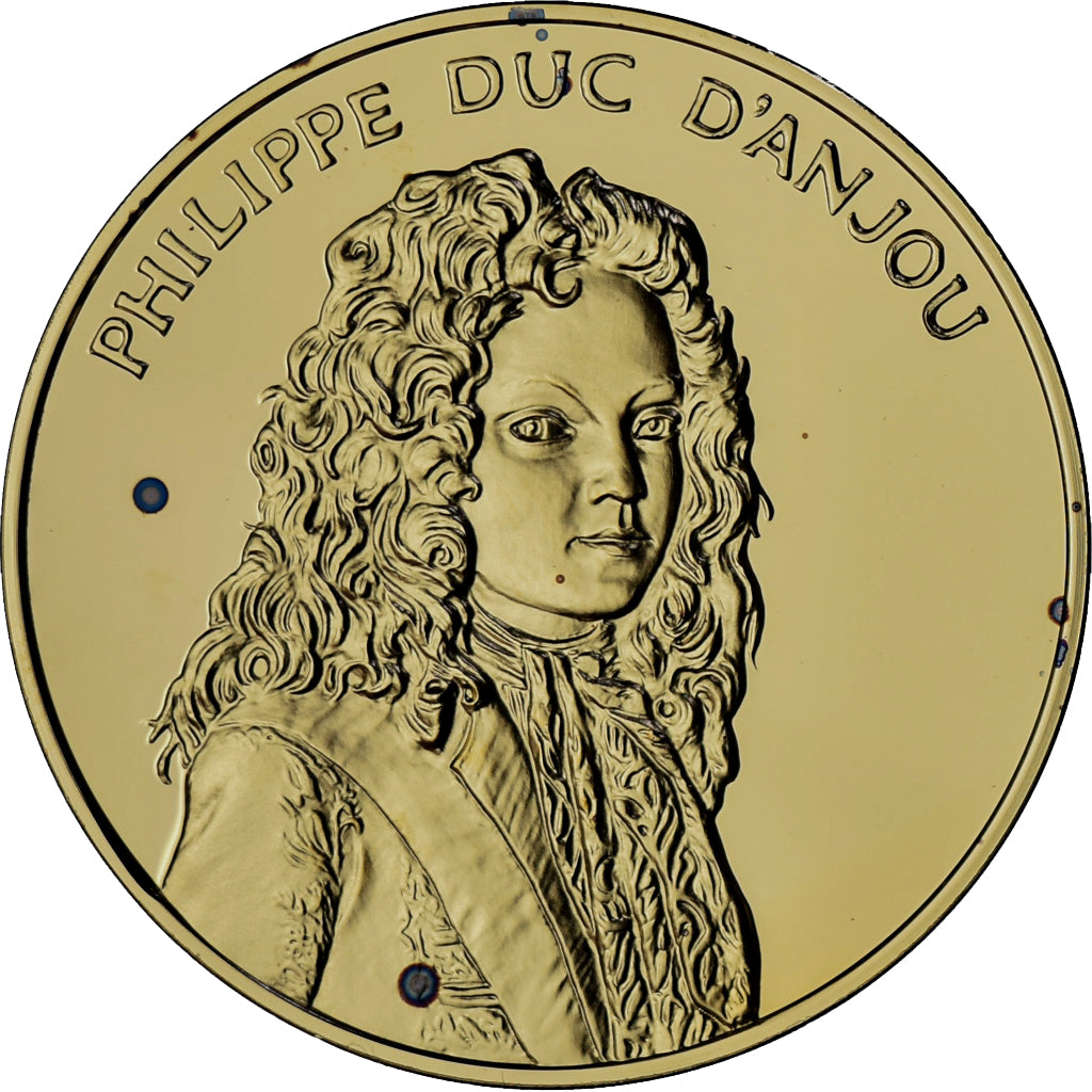 França, medalha, Philippe Duc d'Anjou, La France du Roi Soleil, MS(64), Vermeil