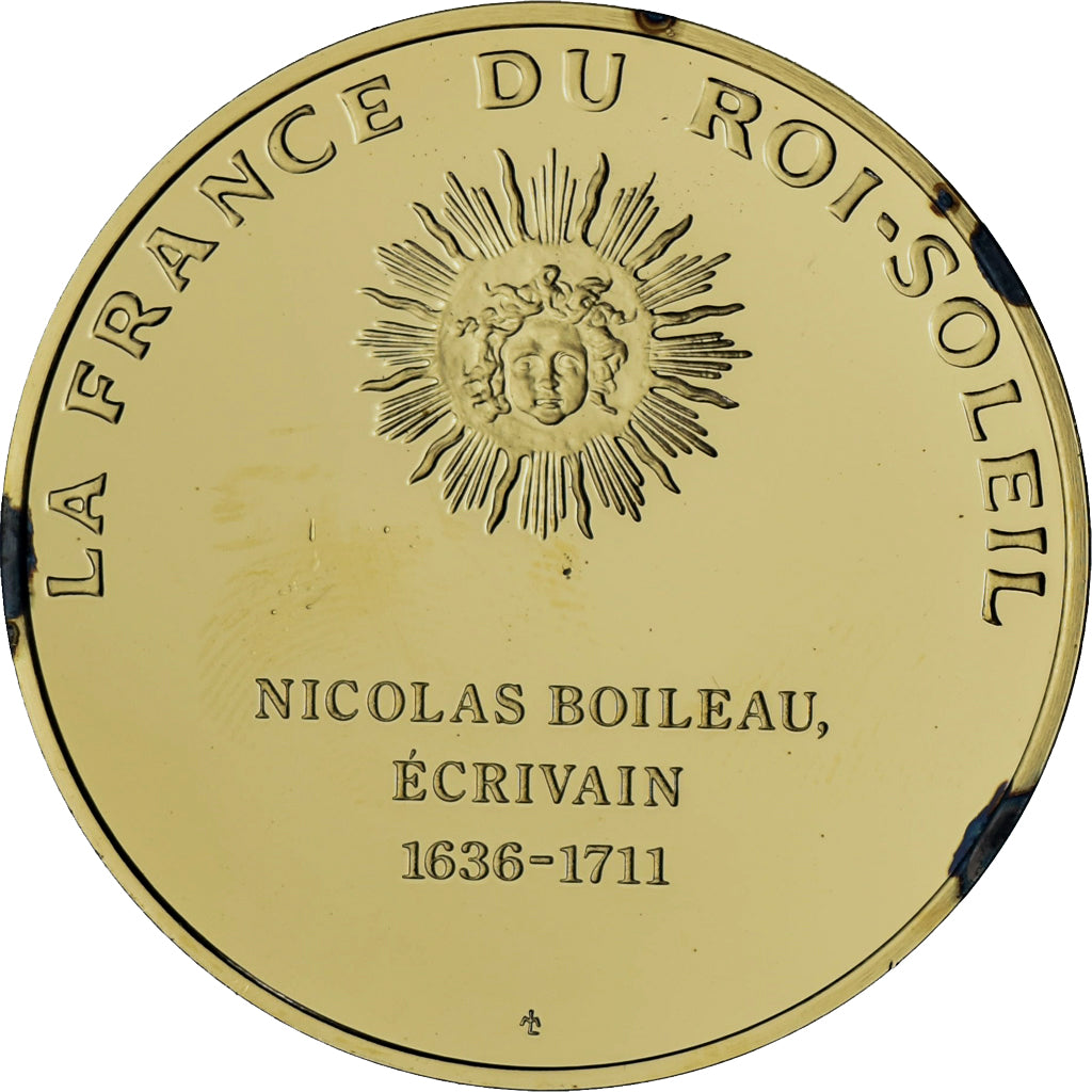 Francia, medaglia, Nicolas Boileau, La France du Roi Soleil, SPL+, Vermeil