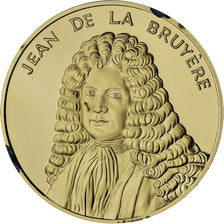 France, Medal, Jean de la Bruyere, La France du Roi Soleil, MS(64), Vermeil